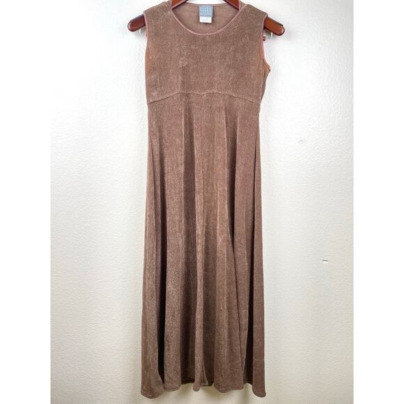 Vintage Womens Dress Sz S Forest Fairy Sparkle Glitter Stretchy Holiday Boho - Picture 2 of 14